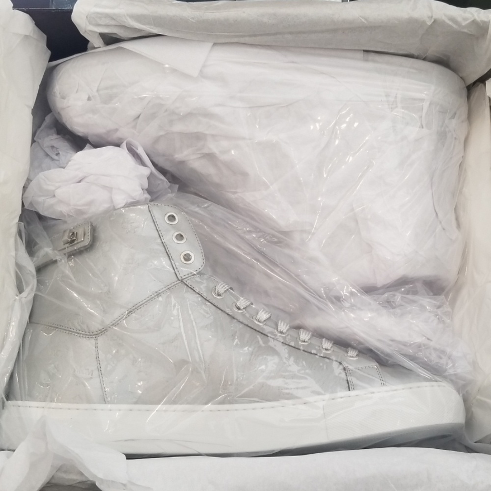 🔥GENUINE MCM VISETOS HIGH-TOP SNEAKERS - Picture 4 of 8